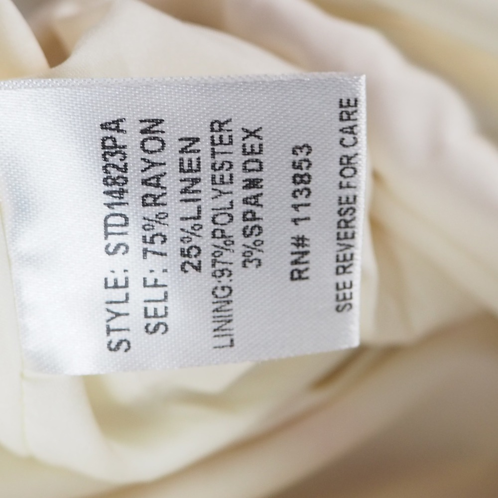 Sugarlips Cornelia Linen Blend Maxi Dress Sz XL Tired Smock Waist Boho Floral - Picture 12 of 15